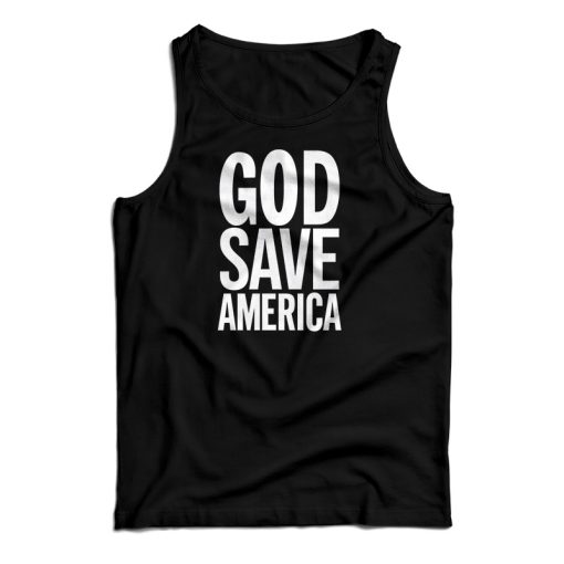 Kanye West God Save America Tank Top