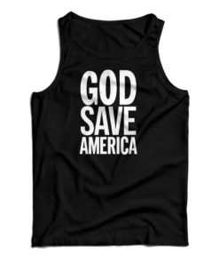 Kanye West God Save America Tank Top