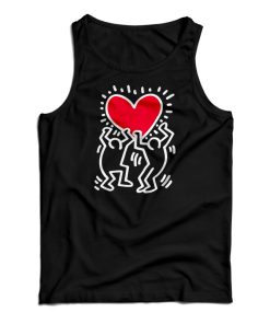Keith Haring Love Tank Top For UNISEX