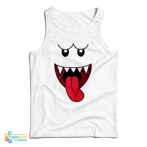 King Boo Super Mario Ghosts Mario And Yoshi 3 Tank Top For UNISEX