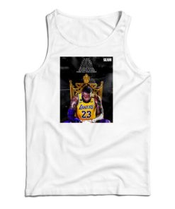 King LeBron James Tank Top For UNISEX