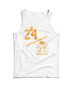 Kobe Bryant 24 LeBron James 23 NBA Tank Top For UNISEX Kobe Bryant 24 LeBron James 23 NBA Tank Top For UNISEX