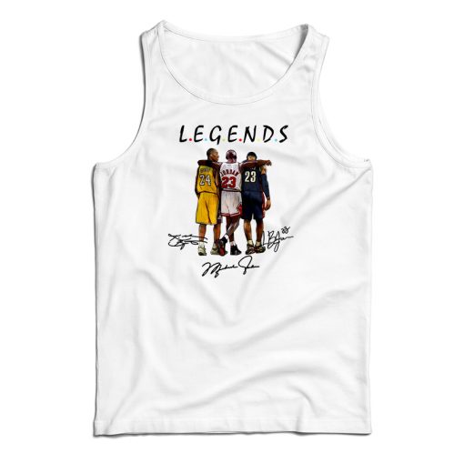 Kobe Bryant Michael Jordan And LeBron James Legends Tank Top