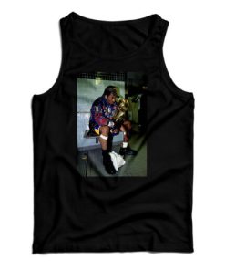 Kobe Bryant Sitting With Trophy Tank Top