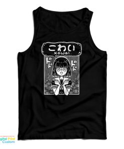 Kowai Japanese Horror Scary Anime Tank Top Kowai Japanese Horror Scary Anime Tank Top