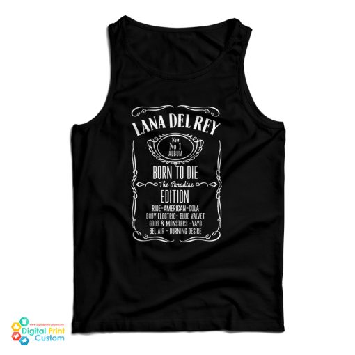 Lana Del Rey Jack Daniels Born To Die Tank Top