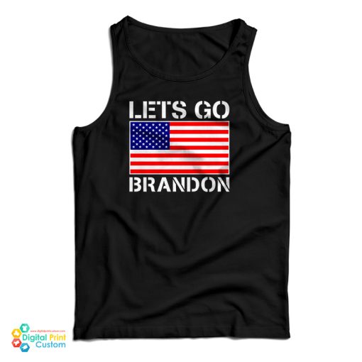Let’s Go Brandon American Flag Tank Top
