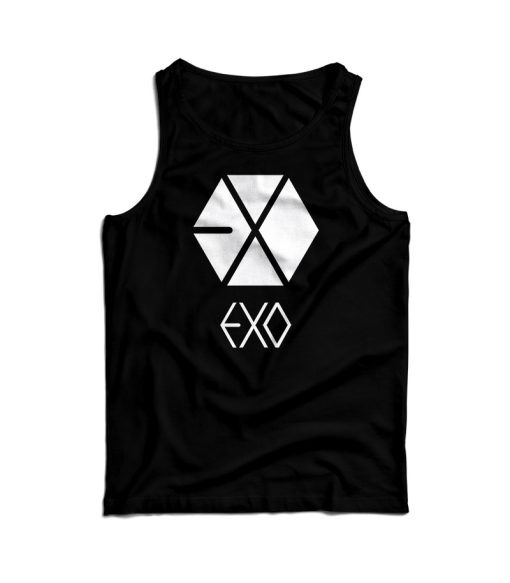 Logo EXO Boy Band Kpop Tank Top For Men’s And Women’s