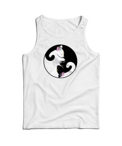 Luna and Artemis Inspired Yin Yang Sailor Cats Tank Top For UNISEX