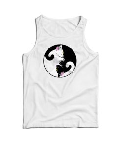 Luna and Artemis Inspired Yin Yang Sailor Cats Tank Top For UNISEX
