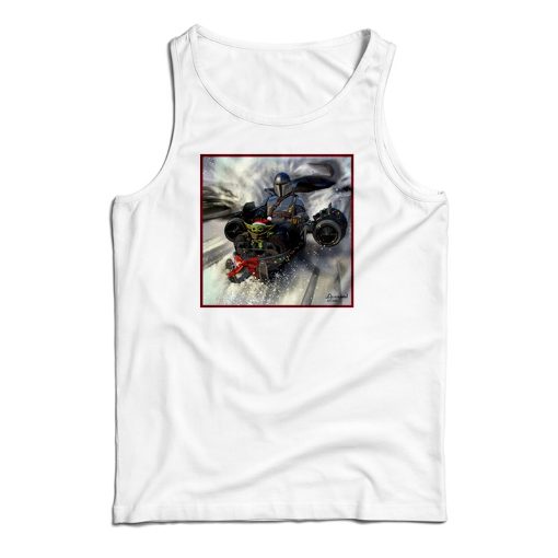 Mandalorian Holiday Card Tank Top For UNISEX