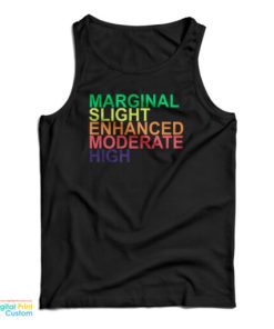 Marginal Slight Enhanced Moderate High Tank Top For UNISEX