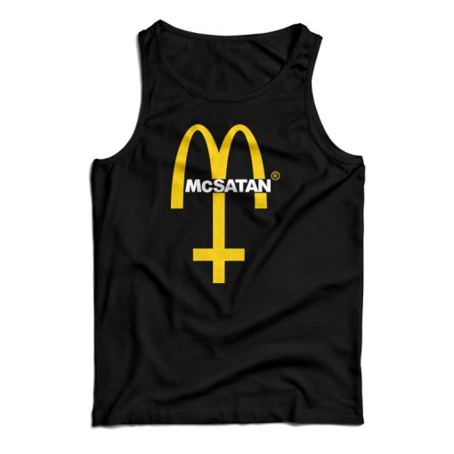 Mc Satan McDonald Parody Tank Top