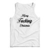 Merry Fucking Christmas Funny Quote Tank Top For Men’s And Women’s
