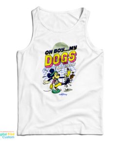 Mickey Oh Boy Dogs Are Barkin’ Tank Top