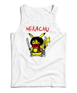 Mikachu Pikachu In Attack On Titan Tank Top