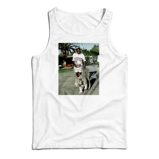 Mike Tyson Wearing Tommy Tank Top