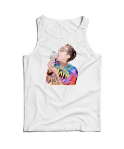 Miley Cyrus Licking Ice Cream Tank Top For Men’s And Women’s