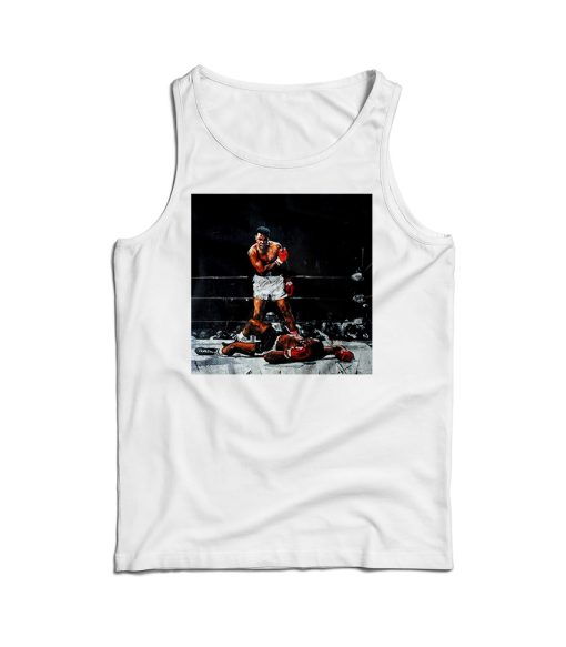 Muhammad Ali Knocks Out Sonny Liston Tank Top Men’s And Women’s