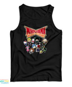 My Hero Academia Hello Kitty and Friends Tank Top For UNISEX My Hero Academia Hello Kitty and Friends Tank Top For UNISEX