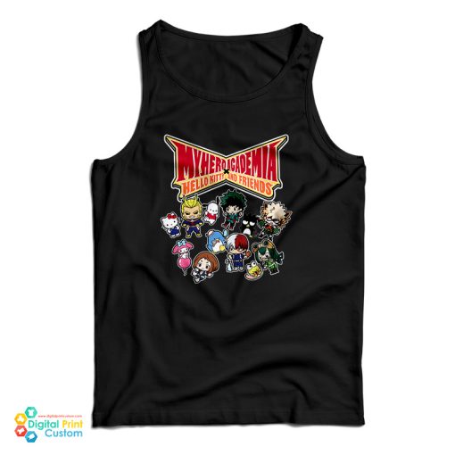 My Hero Academia Hello Kitty and Friends Tank Top For UNISEX