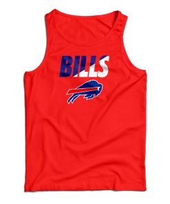 NFL Buffalo Bills Logo Tank Top For UNISEX NFL Buffalo Bills Logo Tank Top For UNISEX