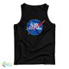 Nasa Gay Space Communism Parody Logo Tank Top For UNISEX