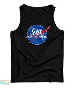 Nasa Gay Space Communism Parody Logo Tank Top For UNISEX Nasa Gay Space Communism Parody Logo Tank Top For UNISEX
