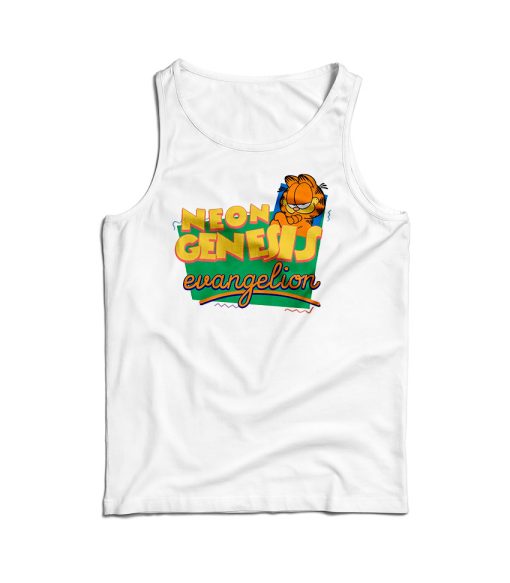 Neon Genesis Evangelion Garfield Tank Top For Men’s And Women’s