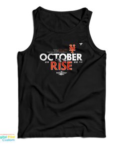New York Mets October Rise 2022 Postseason Tank Top New York Mets October Rise 2022 Postseason Tank Top