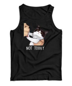 Not Today No Kisses Cat Tank Top For UNISEX