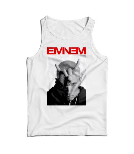 Official Eminem Finger Horns Tank Top Cheap For Men’s And Women’s