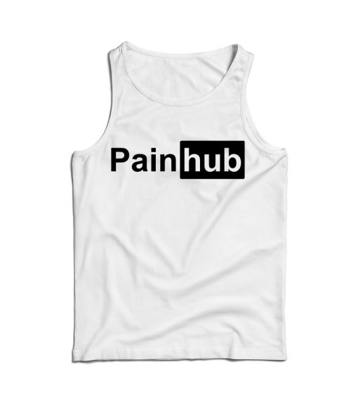 Official Painhub X Pornhub Parody Logo Tank Top For Men’s And Women’s