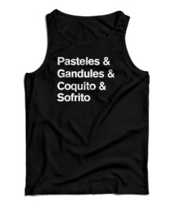 Pasteles Gandules Coquito Sofrito Tank Top 1 Pasteles Gandules Coquito Sofrito Tank Top 2