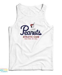 Peanuts Athletic Club New York Tank Top For UNISEX Peanuts Athletic Club New York Tank Top For UNISEX