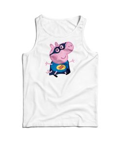 Peppa Pig Is A Super Hero Parody Tank Top For Men’s And Women’s Peppa Pig Is A Super Hero Parody Tank Top For Men’s And Women’s