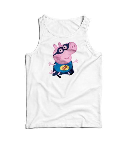 Peppa Pig Is A Super Hero Parody Tank Top For Men’s And Women’s