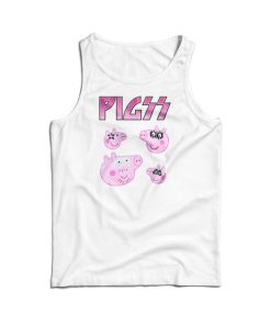 Peppa Pig X Kiss Band Parody Tank Top For Men’s And Women’s