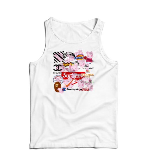 Peppa Pig X Popular Clothing Brands Tank Top For Men’s And Women’s