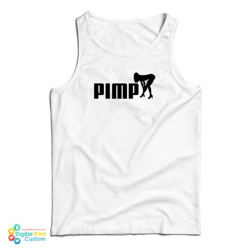 Pimp Puma Logo Parody Tank Top For UNISEX