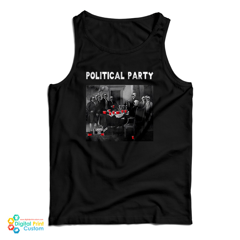 Political Party Beer Drinkers Tank Top Political Party Beer Drinkers Tank Top