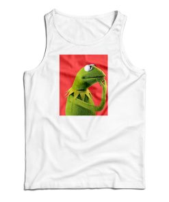Pondering Kermit Tank Top For UNISEX