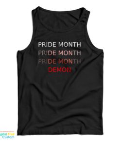 Pride Month Demon Tank Top For UNISEX