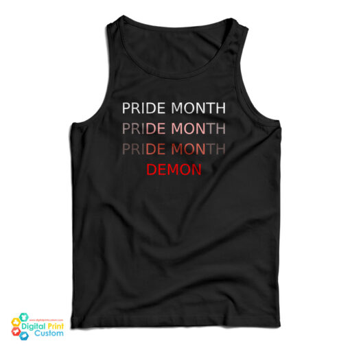 Pride Month Demon Tank Top For UNISEX