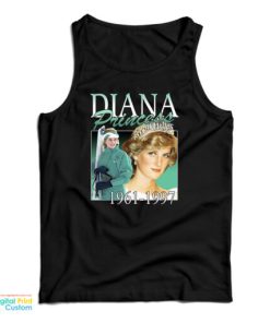 Princess Diana 1961-1997 Vintage Tank Top For UNISEX