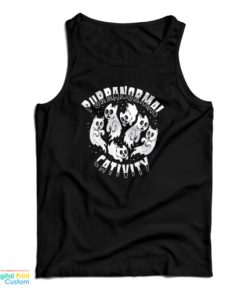 Purranormal Cativity Halloween Cat Ghost Tank Top For UNISEX