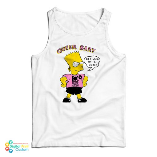 Queer Bart Simpson Tank Top