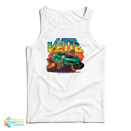 Rainbow Lined Corvette That 70s Show Tank Top For UNISEX