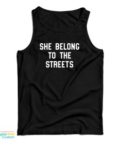 Rich The Kid She Belongs To The Streets Tank Top For UNISEX Rich The Kid She Belongs To The Streets Tank Top For UNISEX