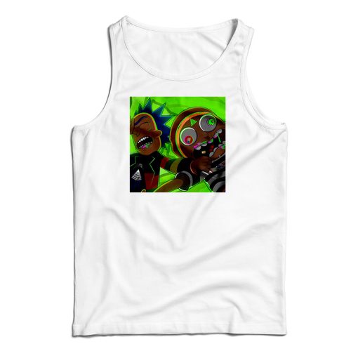 Rick And Morty Cartoon Tank Top For UNISEX